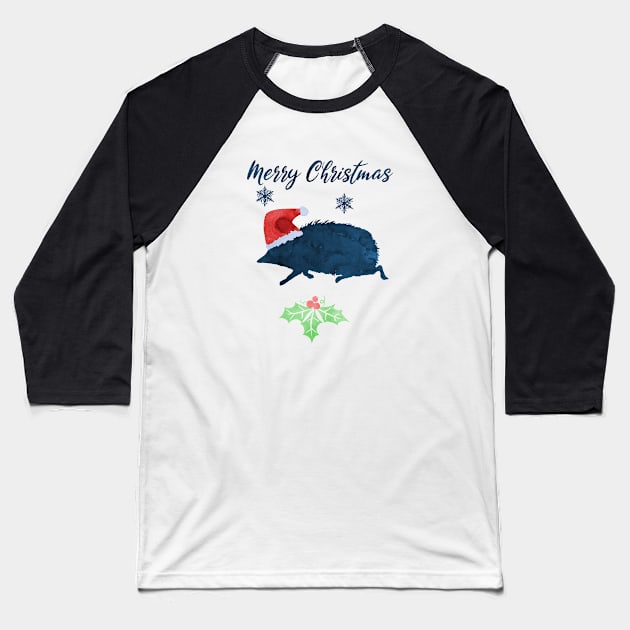 Hedgehog Baseball T-Shirt by TheJollyMarten